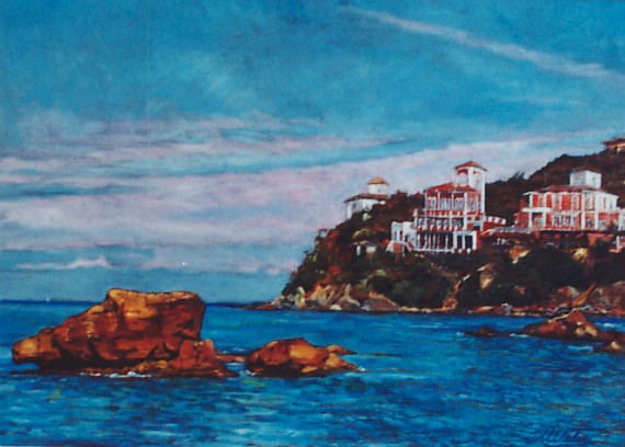 tramonto a Castiglioncello