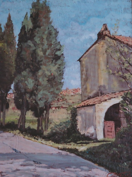 podere con panorama di Guardistallo