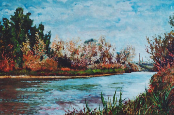 primavera sul fiume Cecina