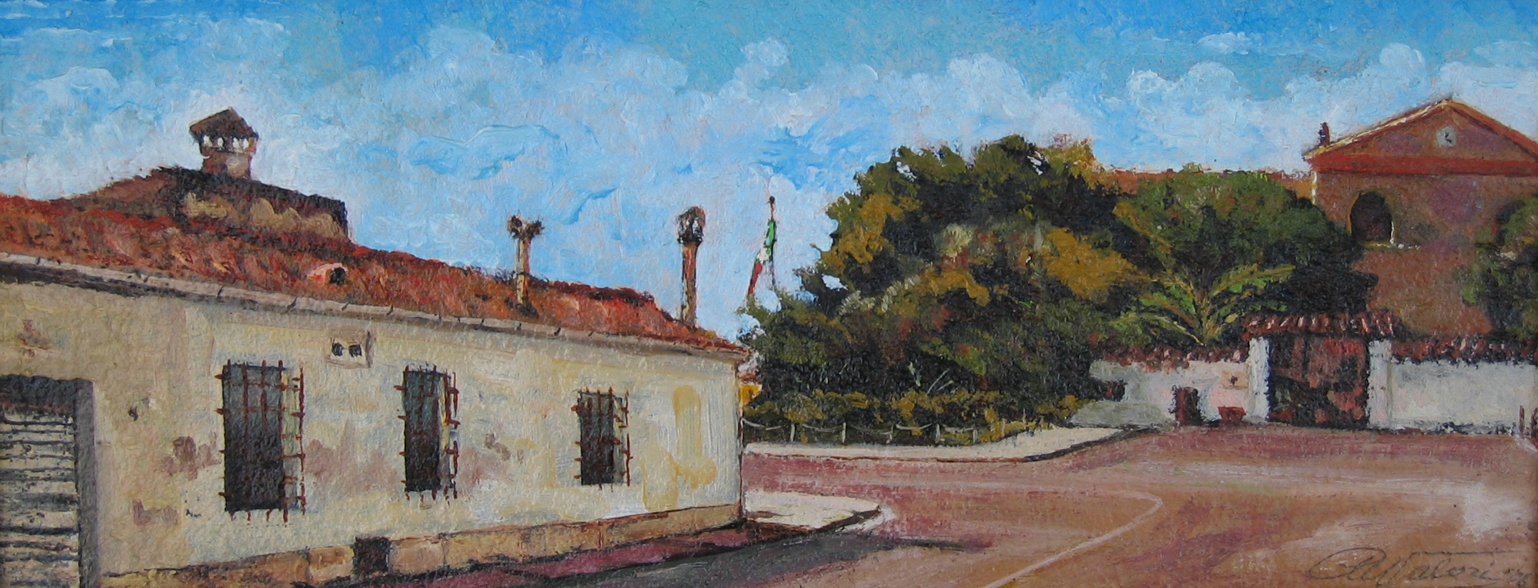la Caserma di Cecina Mare
