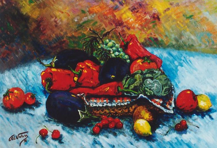 cesta di frutti