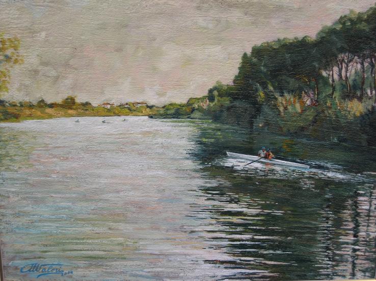 canottaggio sul fiume Cecina