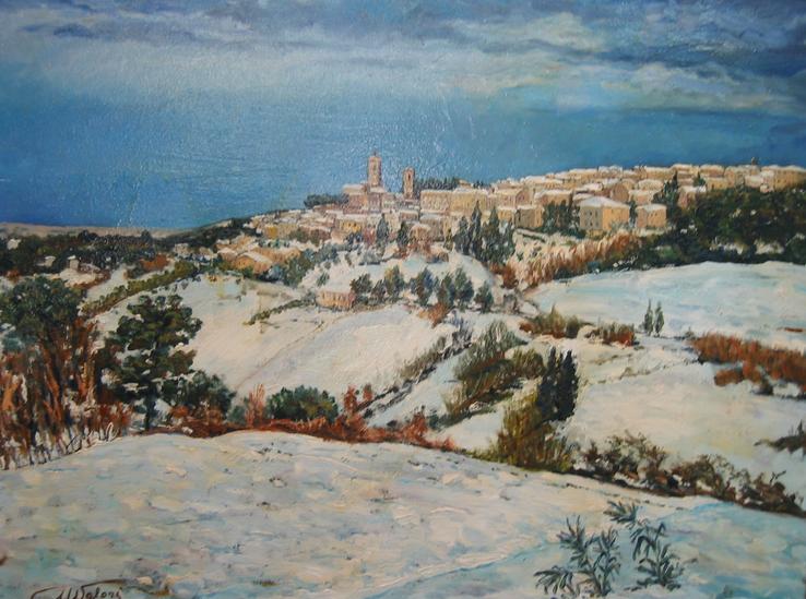 nevicata a Montescudaio